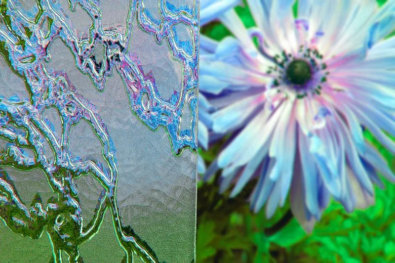 decorative ornamental glass delta matt