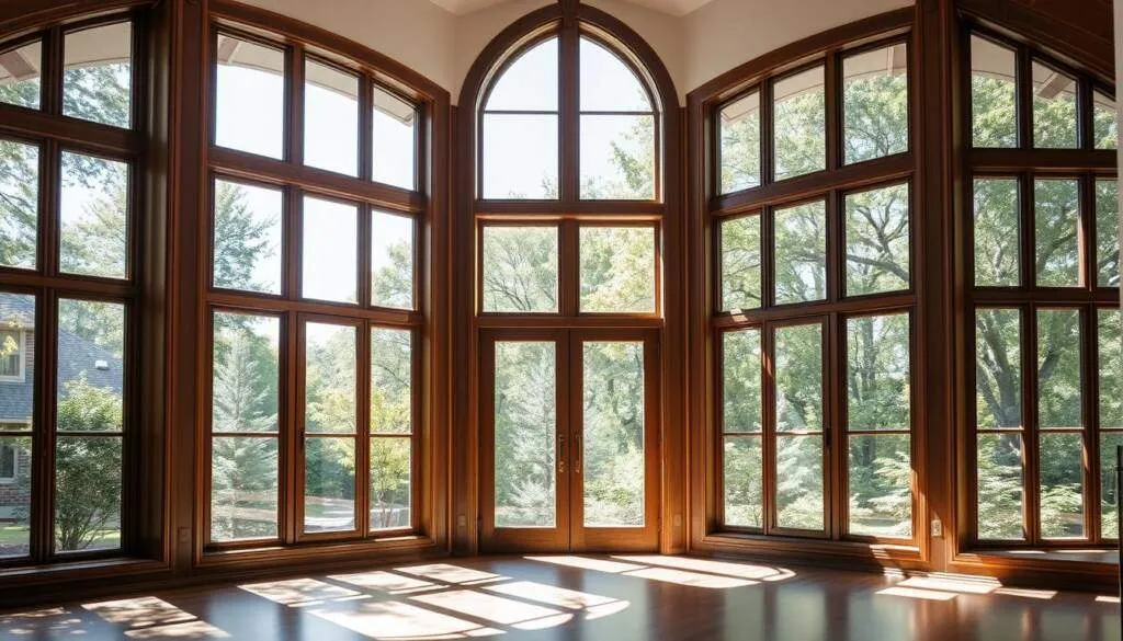 floor-to-ceiling wooden windows floor-to-ceiling wooden windows