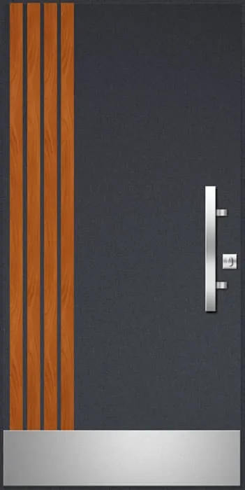 ourwooden door aluminium panel