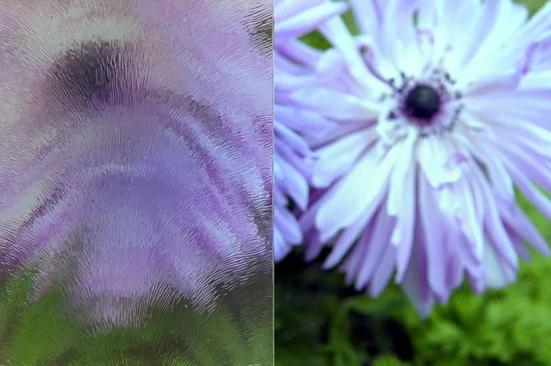 decorative ornamental glass chinchilla brown